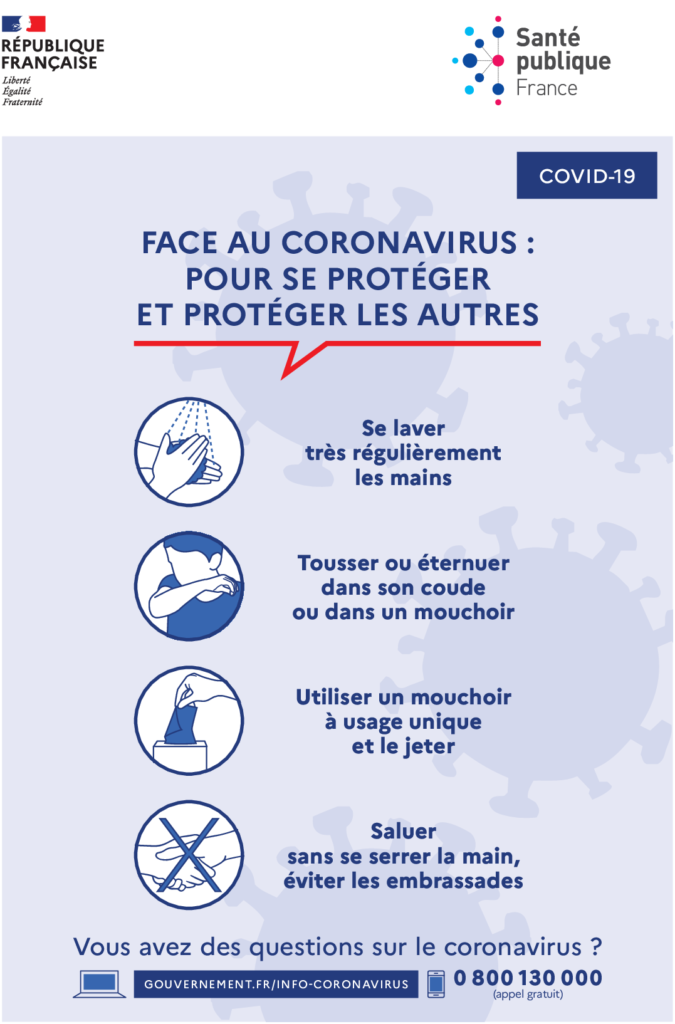 coronavirus gestes barrière